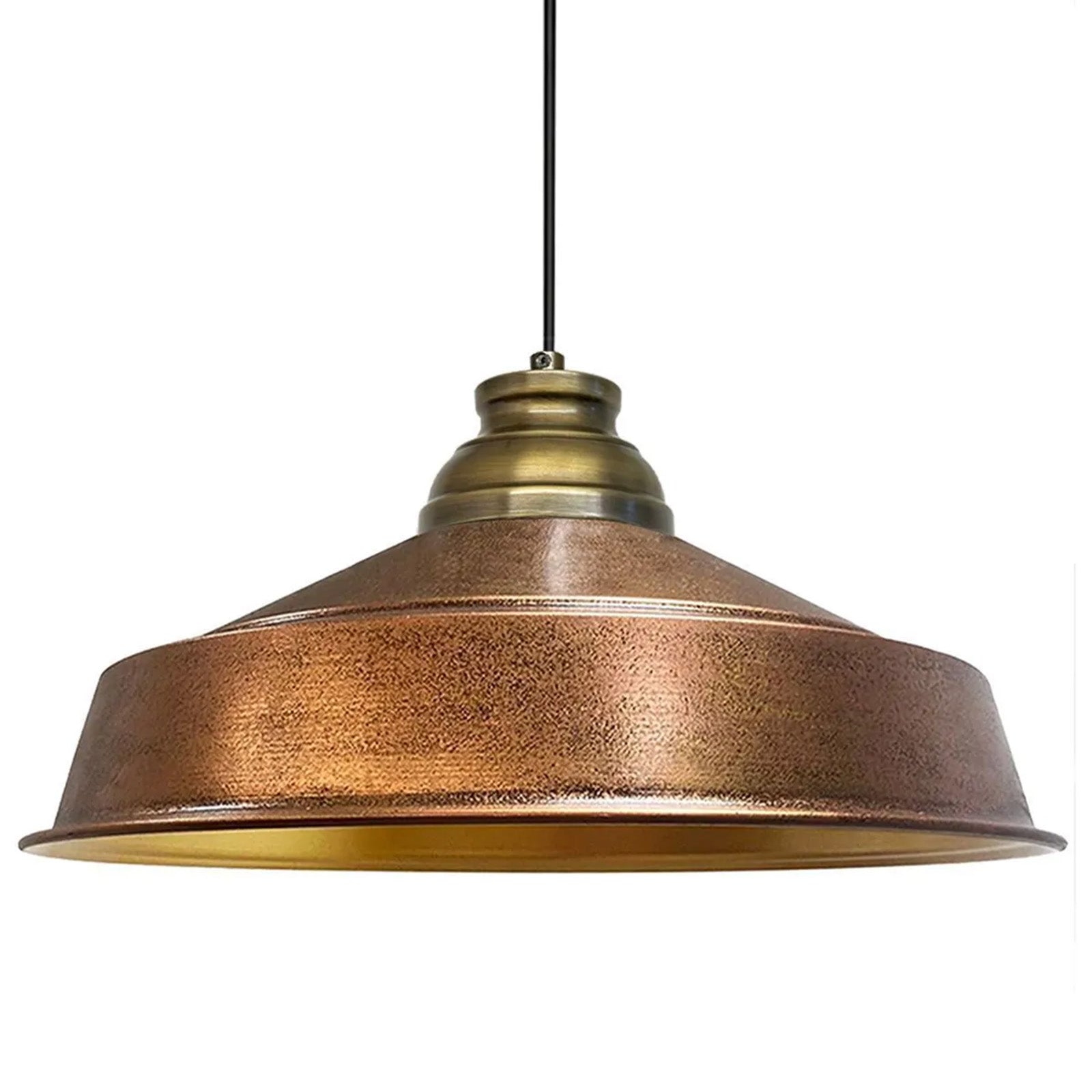 Bamyum Asletl Vintage, Hängelampe Industrial aus Metall E27 Hängelampe